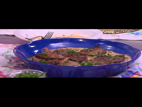 طريقة عمل فيليه بكريمة المشروم والروست بيف