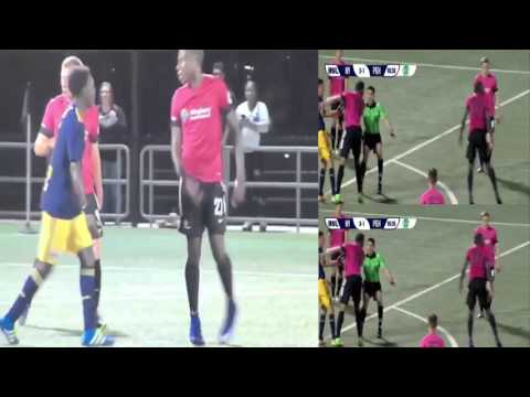 لاعب يعتدي على خصمه في الدوري الأميركي