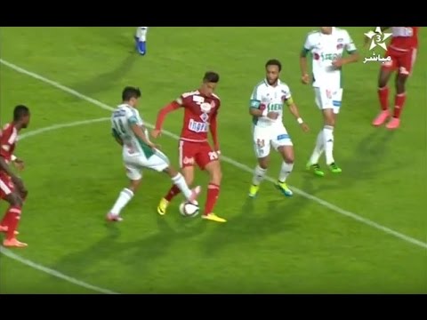 مناورة رائعة للحافيضي أمام أعين الحسوني