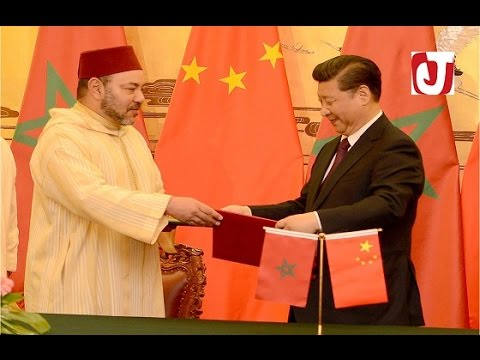 بالفيديو الملك محمد السادس والرئيس الصيني يوقعان الإعلان المشترك