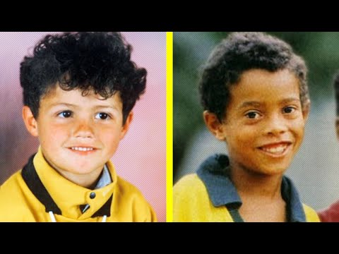 فيديو 100 نجم كرة قدم في الطفولة