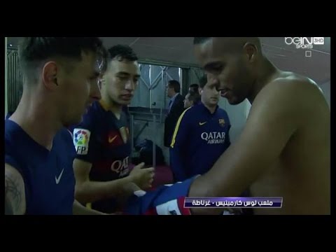 فيديو ميسي يعانق العربي