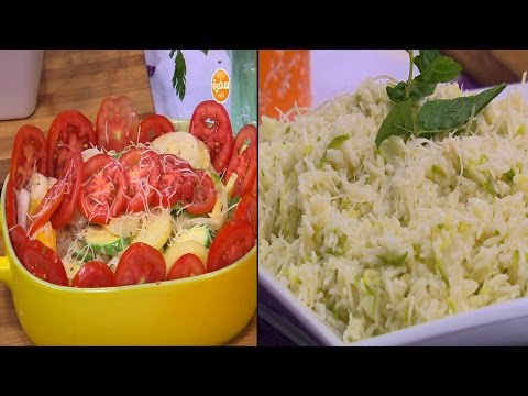 طريقة عمل الأرز بالكوسة والجبنة