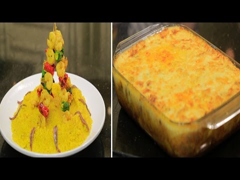 طريقة عمل ستروغونوف الدجاج وشيش الجمبري