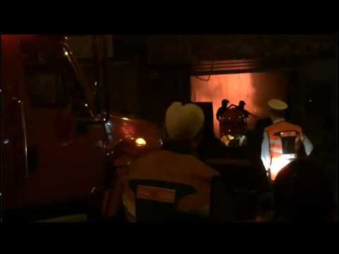 فيديو … حريق مهول في درب عمر في الدار البيضاء