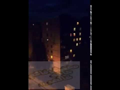 شاهد لحظة ظهور شبح على أحد المباني