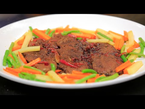 طريقة عمل ستيك بدبس الرمان