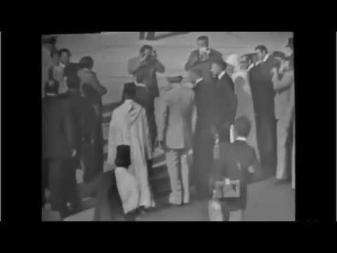 بالفيديو نزول طائرة البوينغ و نجاة الملك الحسن الثاني