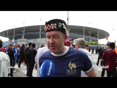 مُشجعون اسكتلنديون يوجهون رسالة حب الى بنجلون وزمامة