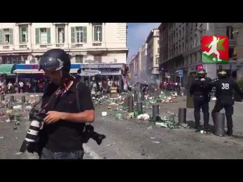 فيديو شغب بين المشجعين الإنكليز والروس