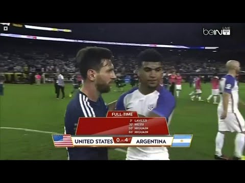 بالفيديو ملخص مباراة الأرجنتين وأميركيا
