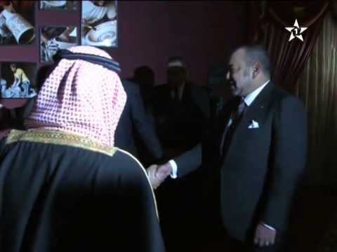 الملك محمد السادس يستقبل الأمير خالد بن بندر بن عبدالعزيز