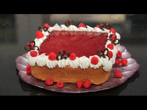 طريقة عمل كيكة الشيكولاتة والجيلي