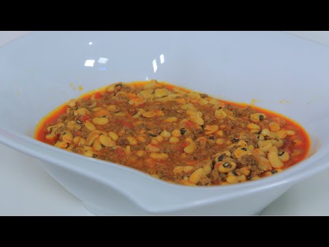 شاهد لوبيا باللحمة المفرومة