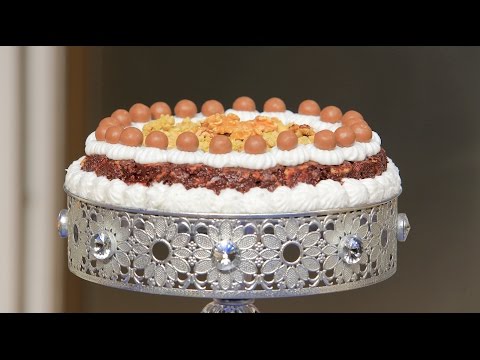 طريقة عمل تورتة شوكولاتة سريعة بعين الجمل