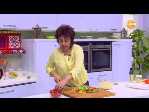 شاهد سلطة الكسكي بالخيار والجبنة