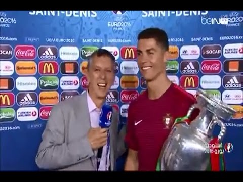 كريستيانو يصيح  بمراكش المغربية بعد فوز البرتغال باللقب الأوروبي
