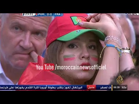 لحظة مؤثرة بعد إصابة رونالدو في مباراة نهائي أمم أوروبا