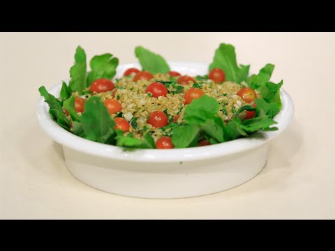 شاهد طريقة عمل سلطة فريك