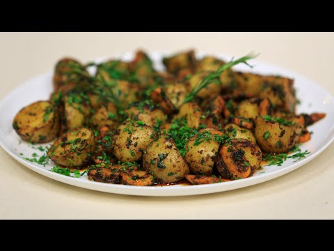 بالفيديو بطاطس بالروزماري