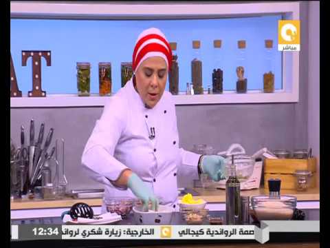 طريقة عمل باذنجان مخلل و أرز الدفيين