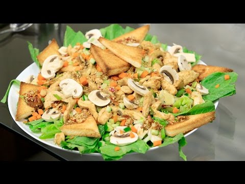 بالفيديو شاهد طريقة عمل سَلطة فراخ صينية