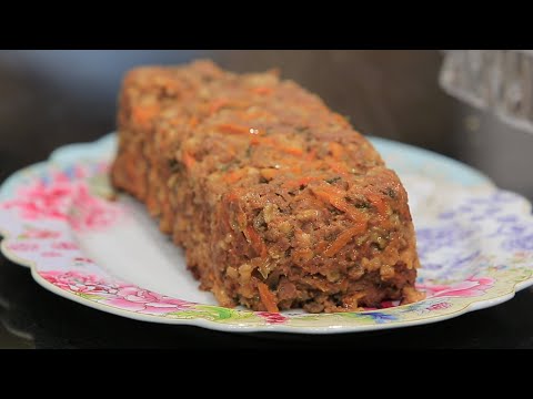 بالفيديو شاهد طريقة عمل قالب الكفتة بالشوفان