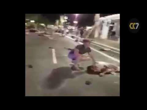 بالفيديو مقتل 30 شخصًا وإصابة 100 آخرين في حادثة دهس في نيس الفرنسية