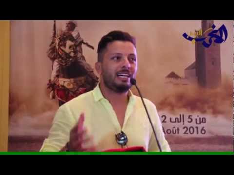 بالفيديو شاهد الفنان حاتم عمور في كلمة امام الإعلاميين