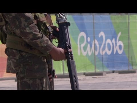 بالفيديو شاهد الإجراءات الأمنية  المشددة في أولمبياد ريو 2016