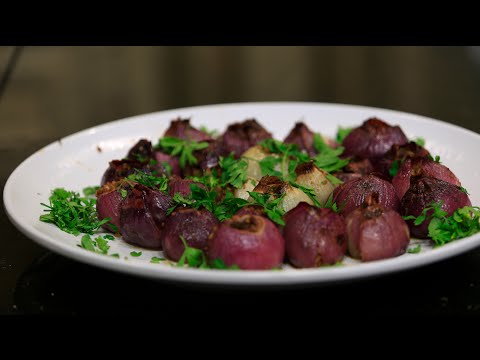 طريقة عمل بصل محشي