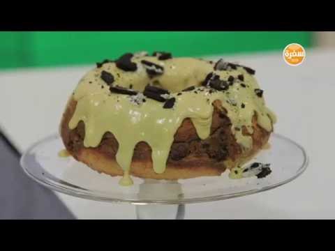 بالفيديو طريقة عمل الكيك بحشو البسكوت وزبدة الفول السوداني