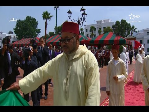 شاهد الملك محمد السادس يُشرف على تدشين ساحة الفدان في تطوان