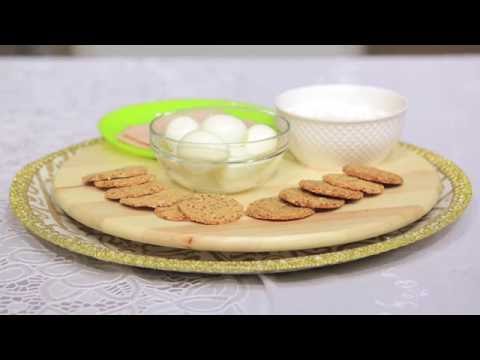 بالفيديو  شرائح الخبز المشبعة بالحمص