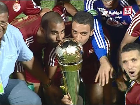 احتفالات لاعبي الوداد بلقب دوري تبوك الدولي 2016