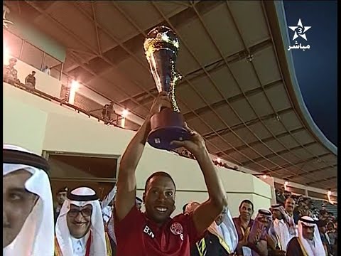 لحظة تتويج الوداد الرياضي بلقب دوري تبوك الدولي 2016