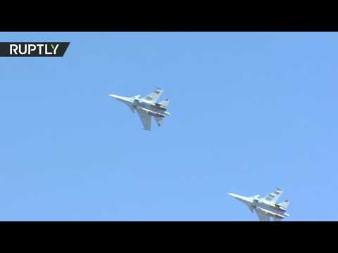 فيديو مشاهد المرحلة الختامية لمسابقة الطيران الدولية