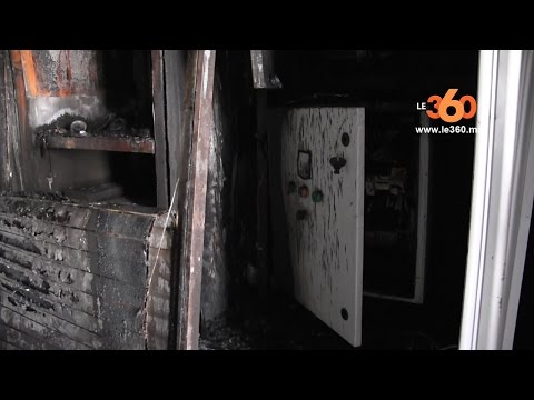 بالفيديو حريق يشتعل في مصحة خاصة في مدينة الدار البيضاء