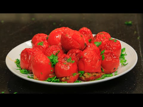 بالفيديو  تعرفي على طريقة عمل محشي طماطم