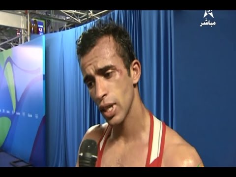 أشرف خروبي يخرج من ثمن نهائي الملاكمة وزن أقل من 52 كلغ