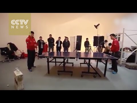 شاهد مباراة تنس طاولة صينية على طريقة فري ستايل