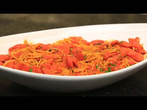 طريقة عمل مكرونة بالهوت دوج