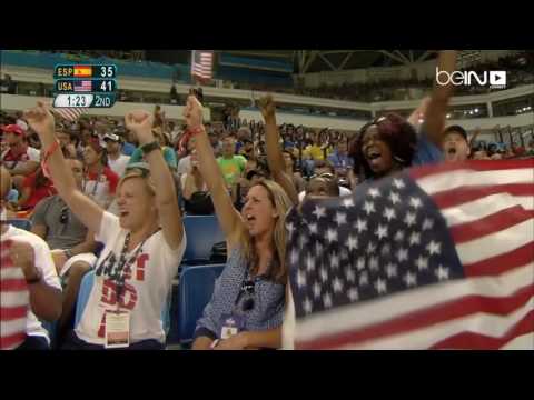 شاهد أميركا تصل إلى نهائي كرة السلة للرجال