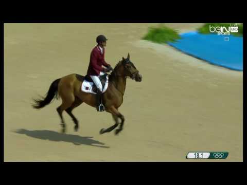 أداء رائع ومميز للفارس القطري الشيخ علي آل ثاني