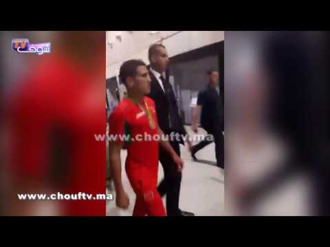 بالفيديو  اللقطة التي لم يشاهدها الجميع بعد وصول ربيعي 