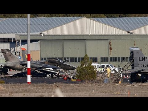 تحطم مقاتلة الناتو بسبب عطل فني