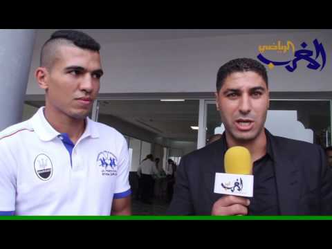 شاهد سفير اللاعب السابق للمنتخب الوطني يشجع محمد ربيعي