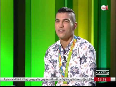شاهد هل تمنى البطل الأولمبي ربيعي يومًا ما أن يكون صحافيًا
