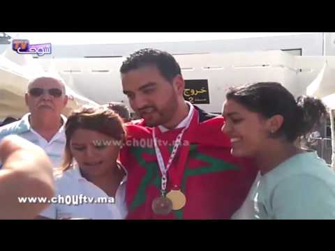 بالفيديو استقبال الفائز بميدالية الابتكار في كندا بالدقة المراكشية