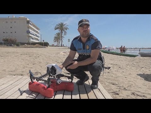 طائرة دون طيار لإنقاذ الأشخاص من الغرق